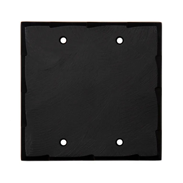 Two Gang Blank Plate