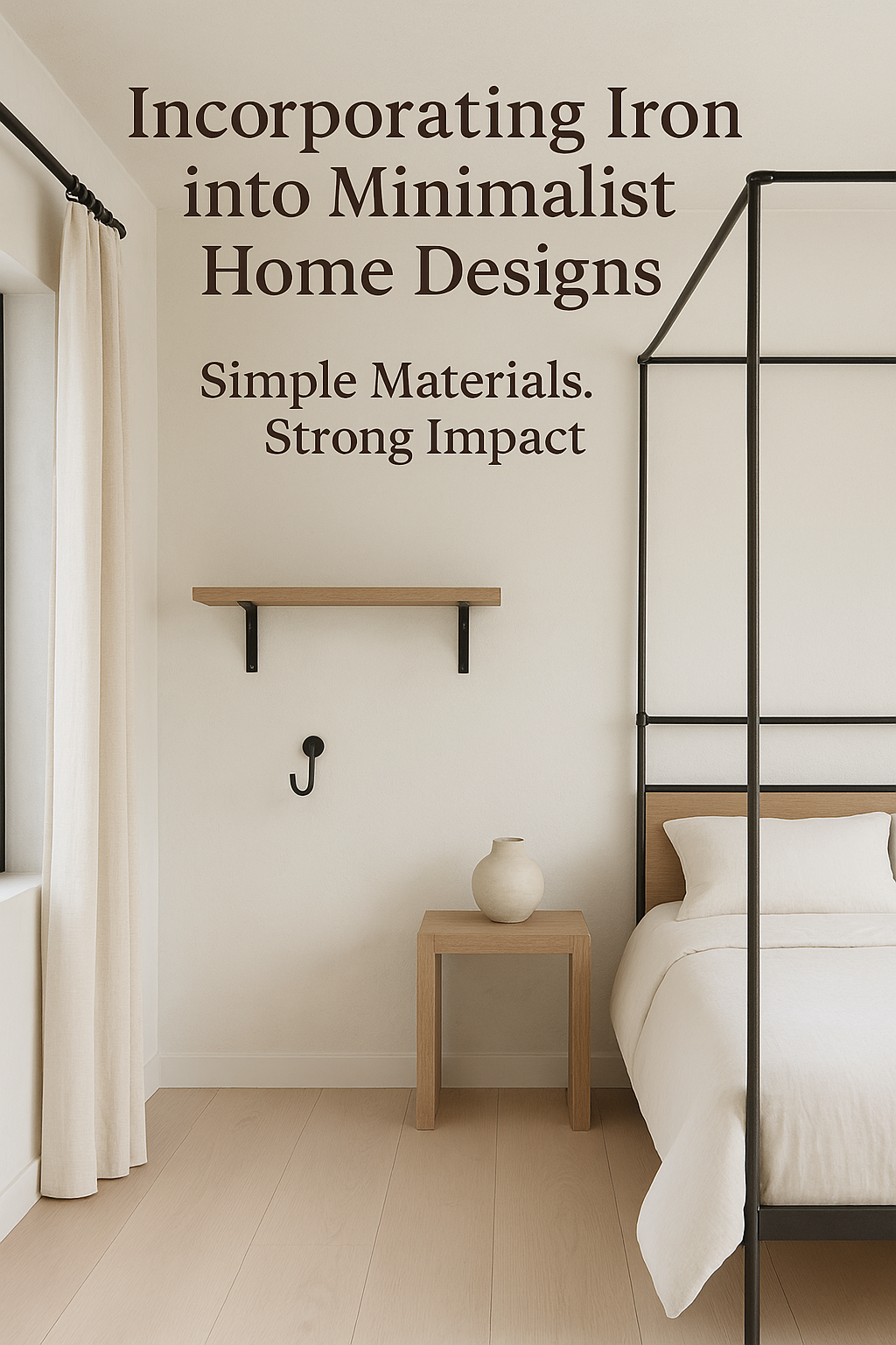 Incorporating Iron into Minimalist Home Designs