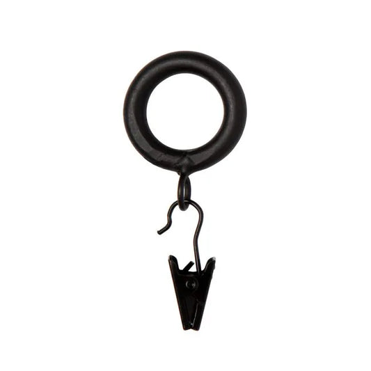 Cafe Curtain Ring with Clip