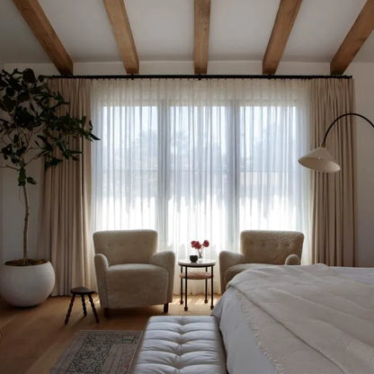 Double Standard Curtain Rod