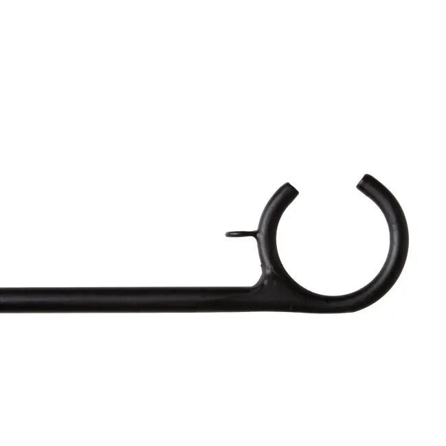 Baton de draperie avec anneau en C de 1,75 po