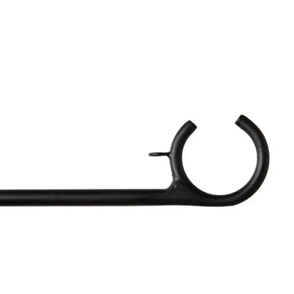 Baton de draperie avec anneau en C de 1,75 po