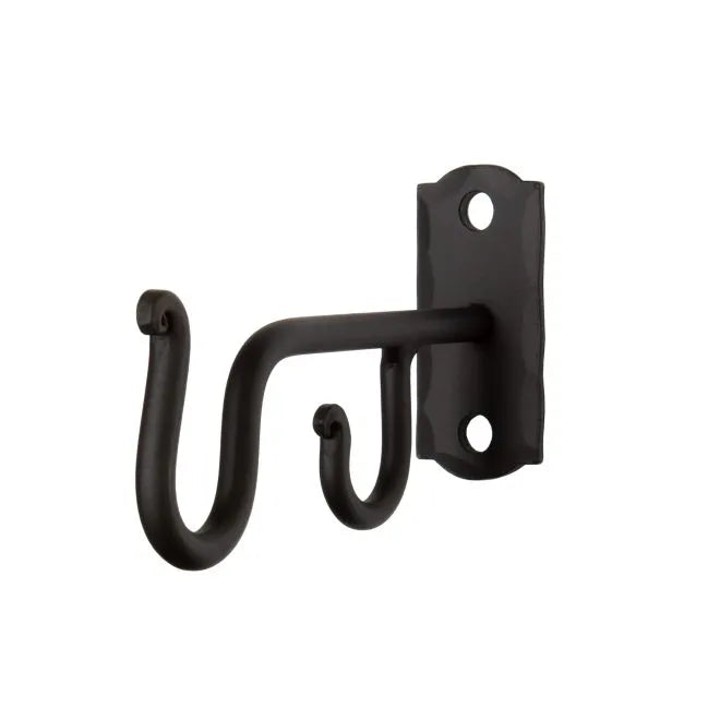 Soporte para barra de cortina doble Old World de 7/8"