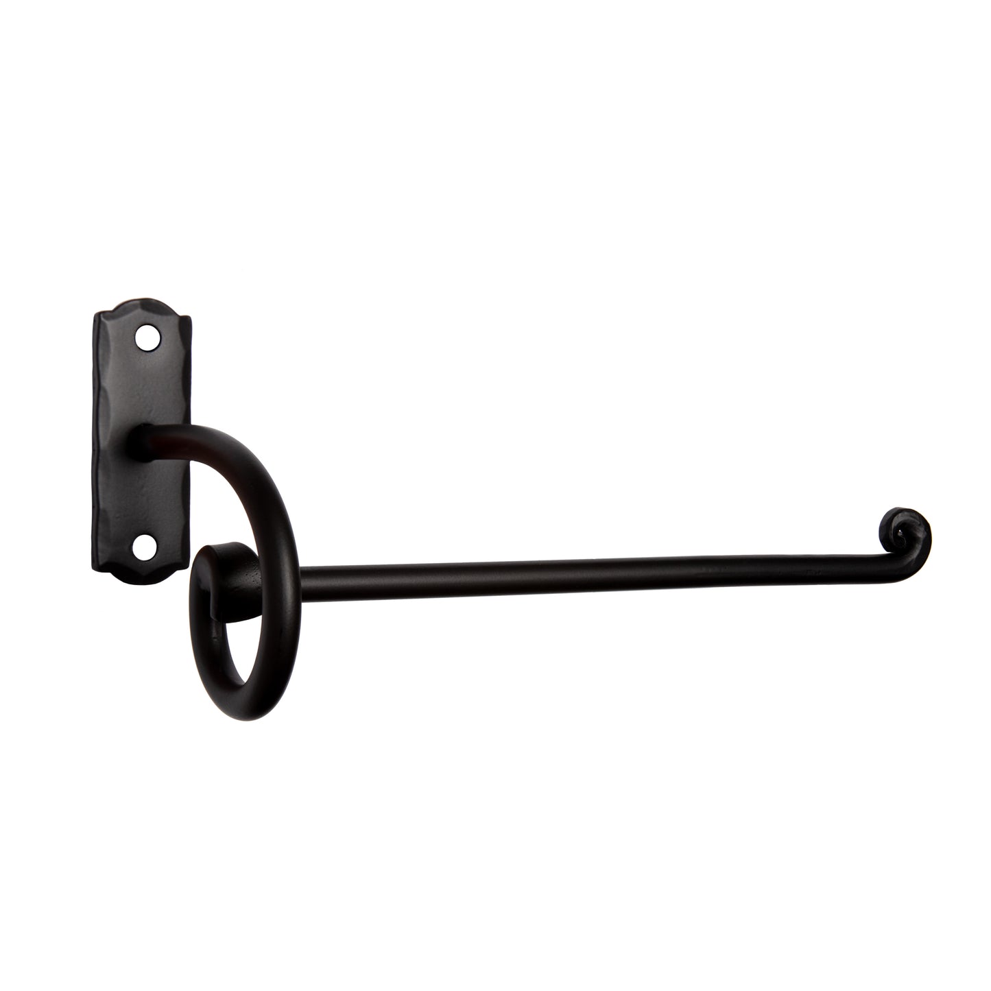 Porte-serviettes en fer forgé à la main (à droite)