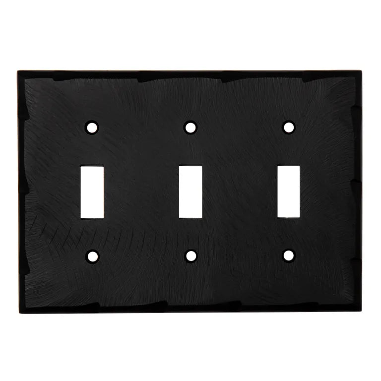Placa de interruptor de 3 bandas estilo palanca