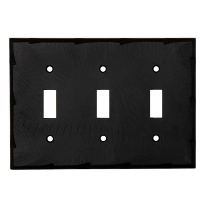 Placa de interruptor de 3 bandas estilo palanca