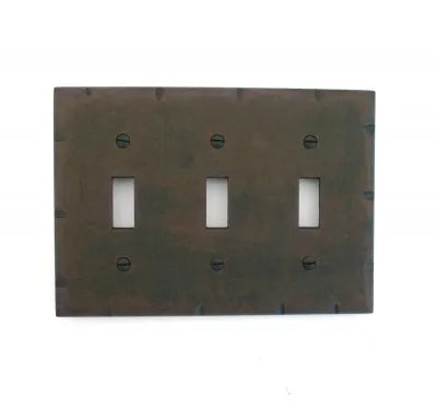 Placa de interruptor de 3 bandas estilo palanca