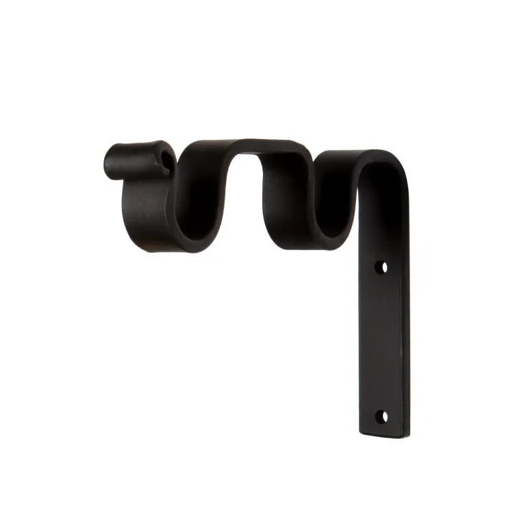 Traditional Double Curtain Rod Mount-7/8