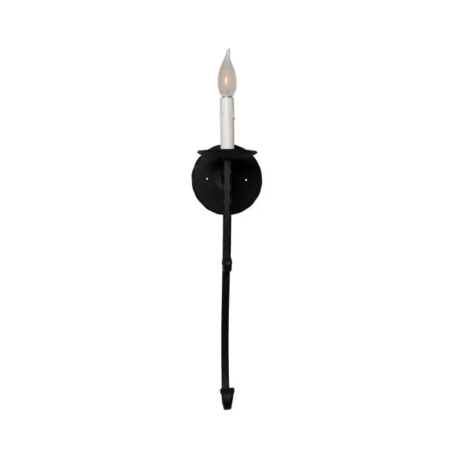 Aplique de pared toscano de una sola luz